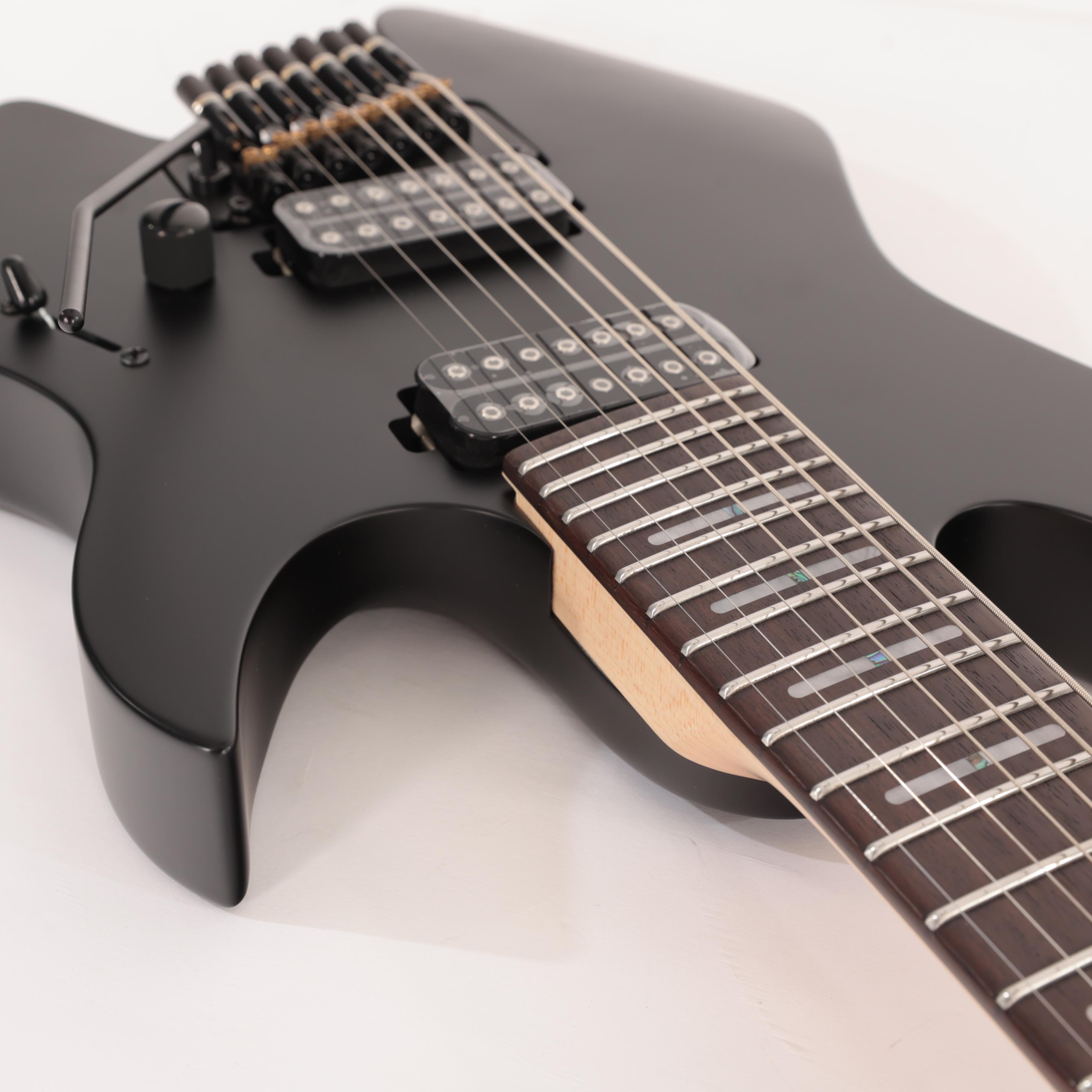 Sire Larry Carlton X6 Headless 7-String Electric Guitar in Black Satin